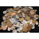 Tub of GB coins