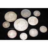 10 Victorian silver coins (3)