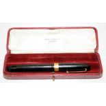 Vintage Marbie Todd Swan leverless fountain pen with Swan No. 4 14ct nib. Presented in a vintage