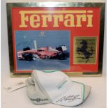 Michael Schumacher signed Henri Lloyd Mercedes GP Petronas baseball cap. Pit crew issue, not for