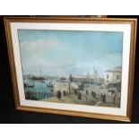 Large framed print - Entrance To The Grand Canal From The Molo, Venice by Canaletto. O/all frame