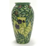 Moorcroft Sally Tuffin Rain Forest vase 1994. Limited edition 41/100. Tubeliner Gillian Leese.