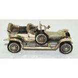 925 silver model of Rolls Royce 190 Silver Ghost 9cm long