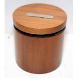 Vintage Dunhill teak pipe tobacco humidor