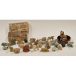 Collection of Wade Whimsies porcelain animals. Approx 30 in total.