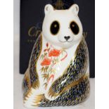 Royal Crown Derby Imari paperweight, boxed - Panda