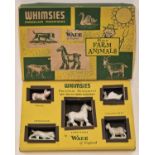 Wade Whimsies early set no. 10 Farm Animals complete and boxed.