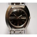 Vintage Seiko automatic gents watch model ref: 7006-7020. Seen working at time of listing