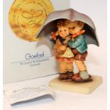 Goebel Hummel figure 'Sunshower'. In original box with certificate