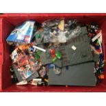Box of various Lego bits and bobs.