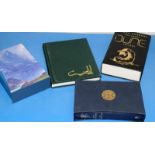 A collection of special editions of classic books to include Dune, The Hobbit, The Silmarillion