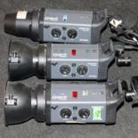 3 x Bowens Esprit Gemini GM750 Plus + flash heads c/w mains cables. Untested but removed from a