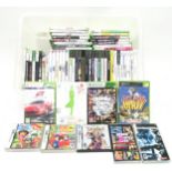 Box of Video Games from Xbox, PlayStation and Wii along with a couple DS games