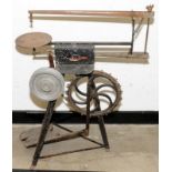 Vintage GEM treadle fret saw. In working condition