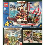 5 boxed Lego items to include - UFO Attack - Shave A Sheep - Lava Dragon Etc. (Unchecked).