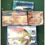 Collection of vintage toys to include - Thunderbirds Tracy Island - Axis and Allies - Xylomatic