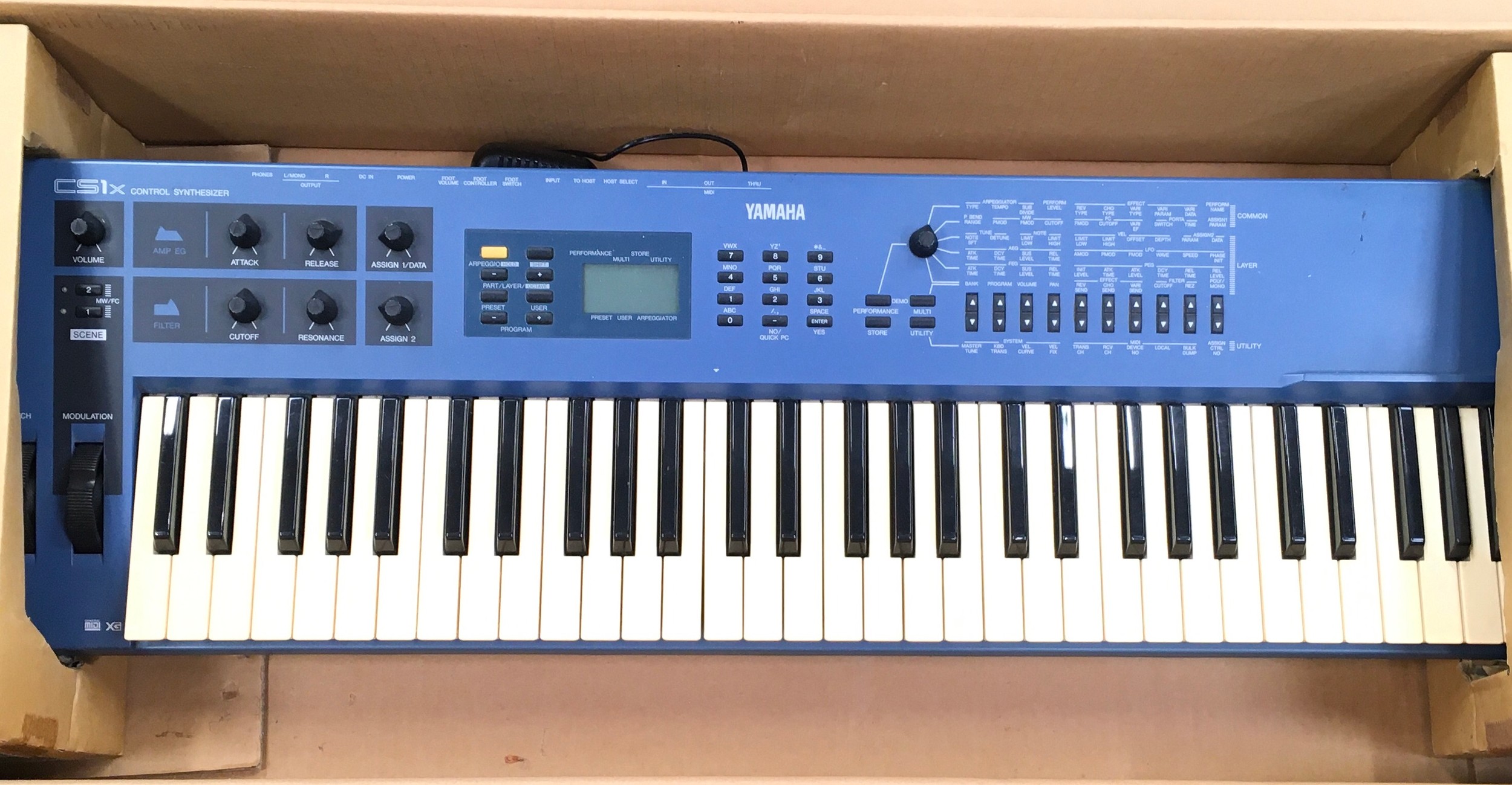 Yamaha CS1X Control Synthesiser.