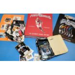 Saban's Power Rangers The Ultimate Visual History hardback book c/w a Merlin collectors sticker
