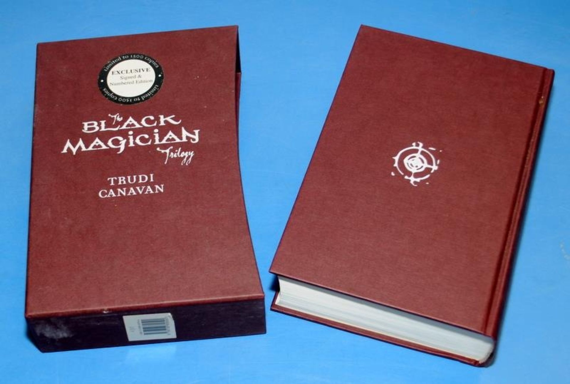 The Black Magician Trilogy by Trudi Canavan hardback book with slipcase. Signed and numbered edition