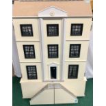 Large dolls house in 2 pieces which also includes some accessories