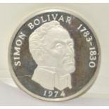 A 925 silver coin, 124g.