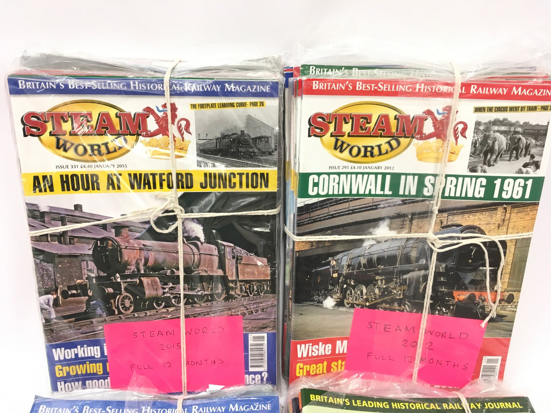 Large collection of railway magazines: Back Track and Steam World, includes full year issues (12 - Image 2 of 3