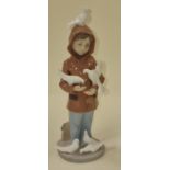 Lladro 06129 ""Little Friends"" figurine with original box 25cm tall.