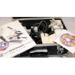 Bresser Scientific Microscope c/w accessories in an impact resistant case. Model ref: 51-10000