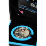 Royal Mint silver piedfort 2012 London Paralympics £5 Crown. Double thickness silver coin. Boxed