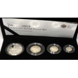 Royal Mint Silver Proof Britannia four coin collection for 2011