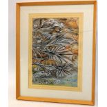 Poole Pottery interest. Original art by local artist Phyllis Butler, renowned Poole Pottery and