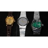 3 x ladies quartz watches all with good quality movements and new batteries fitted. Citizen CQ,