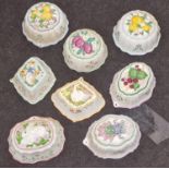 Good collection of Porcelain Jelly molds (8)