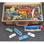 Good quantity of mixed play worn diecast cars to Corgi