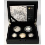 Royal Mint 2010 Silver Proof Celebration Coin Set. 5 coins in proof struck sterling silver.