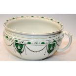 George Logan Wedgwood & Co. chamber pot decorated in the Glasgow School style