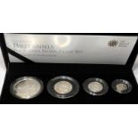 Royal Mint Silver Proof Britannia four coin collection for 2010