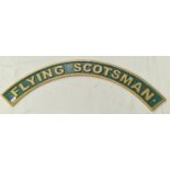 Small flying Scotsman plaque (281)