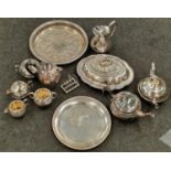 Mixed collection of Silver plate