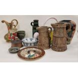 Large collection of mixed china and pottery items.