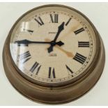 Vintage Magnet Electric wall Clock with upgraded electrics 32.5cm diameter.