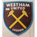 Cast 'West Ham' sign (230)