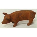 A small cast iron pig (141)