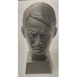 Cast bust of Hitler. (289)