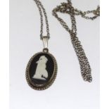 925 silver wedgwood necklace pendant