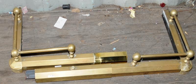 Brass adjustable fire fender 120x50x20cm - Image 2 of 2