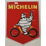 Michelin on bicycle 12"x 9" (301)