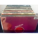 BOX OF VARIOUS DANCE 12” SINGLES. Variety of genres and decades of mainly dance orientated vinyl