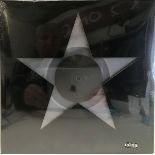 DAVID BOWIE ‘BLACKSTAR’ 180G CLEAR VINYL SEALED & SET OF 3 LITHO GRAPHIC PRINTS. This clear coloured