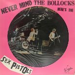 SEX PISTOLS ‘NEVER MIND THE BOLLOCKS’ RARE EARLY PICTURE DISC. A Virgin records release here on